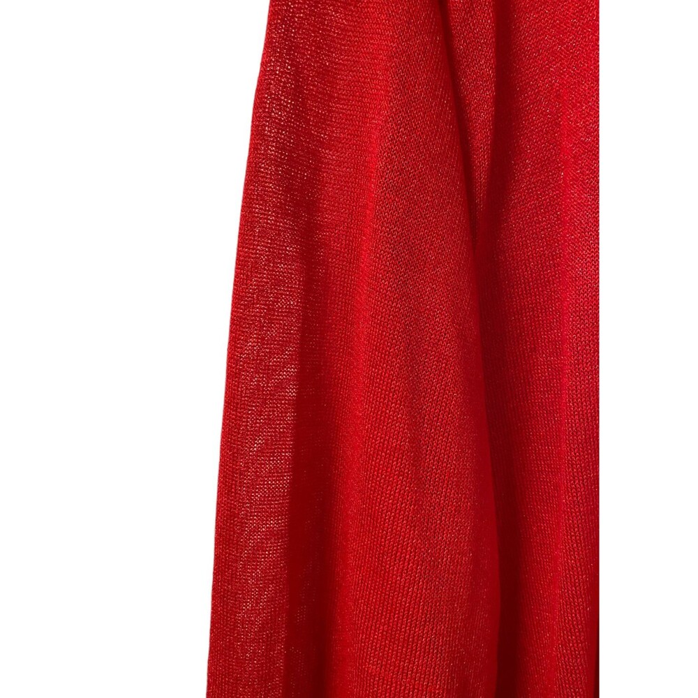 Women’s EST. 1946 Red Sheer Cardigan 22/24W Office - Picture 6 of 8